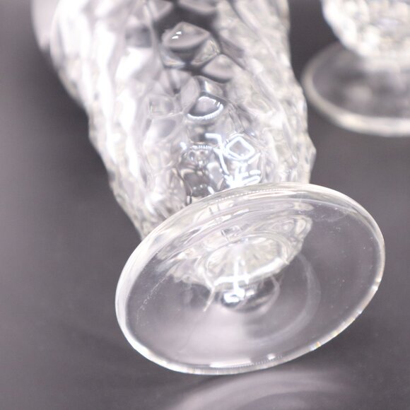 Fostoria American Clear Glass 5 3/4” Footed Ice Tea Flared side set of 4 vtg - Picture 7 of 12